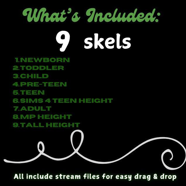 9 Ped Skel Pack