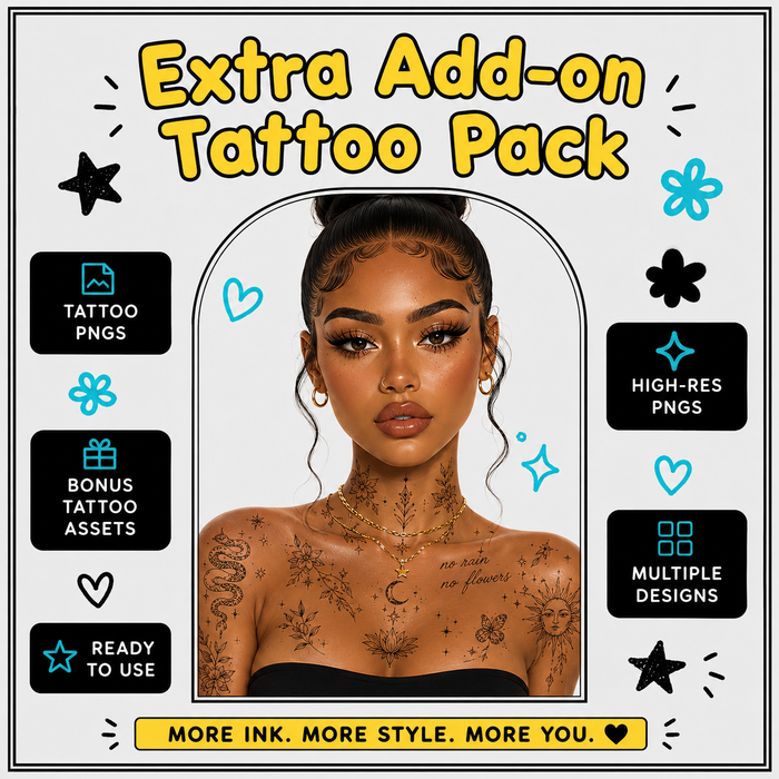 Extra Add-on Tattoo Pack