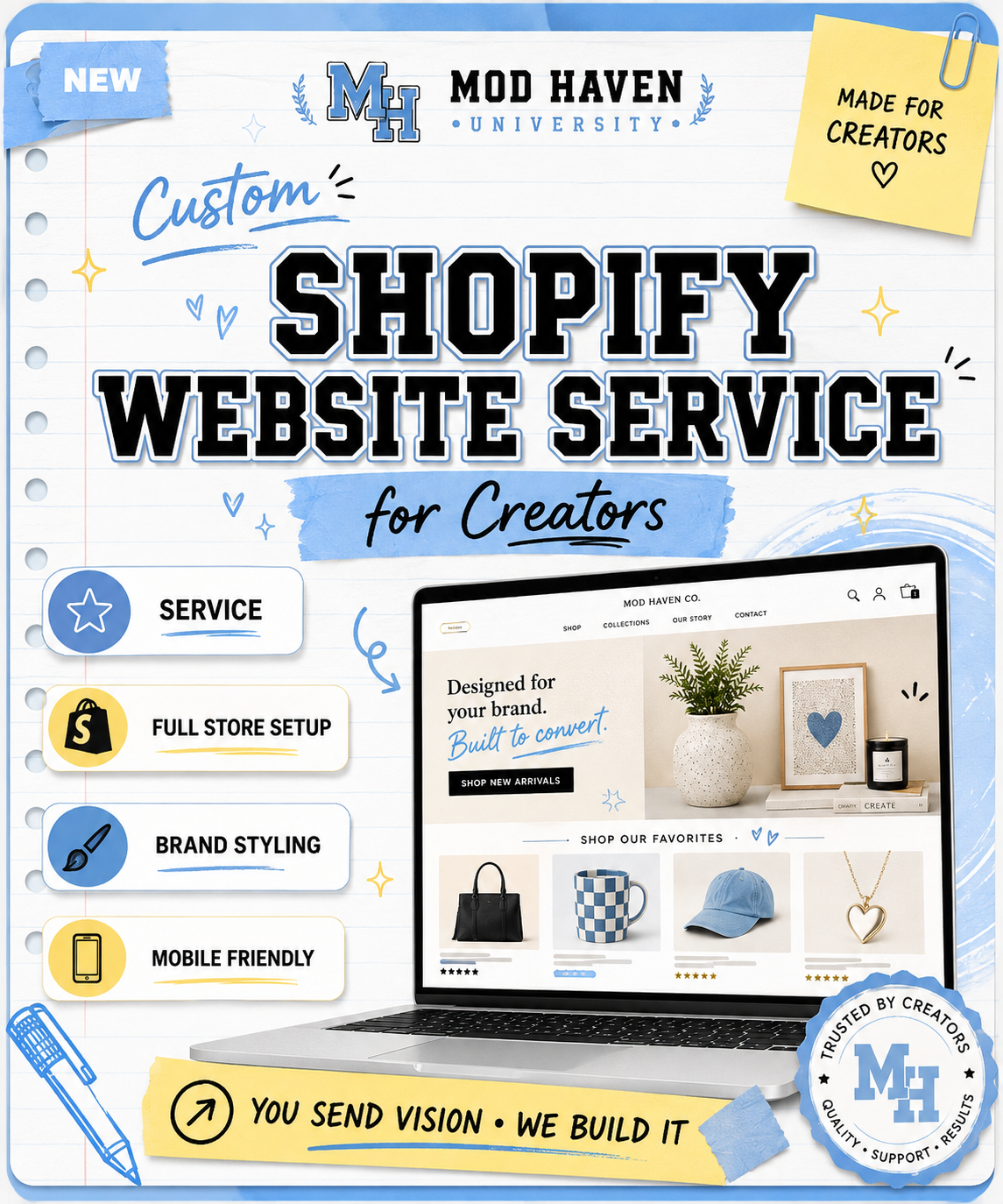 Custom Shopify Website