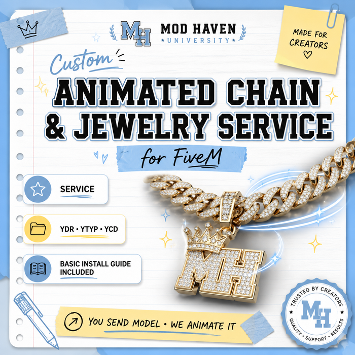 Custom Animated Chain & Jewelry Service for FiveM