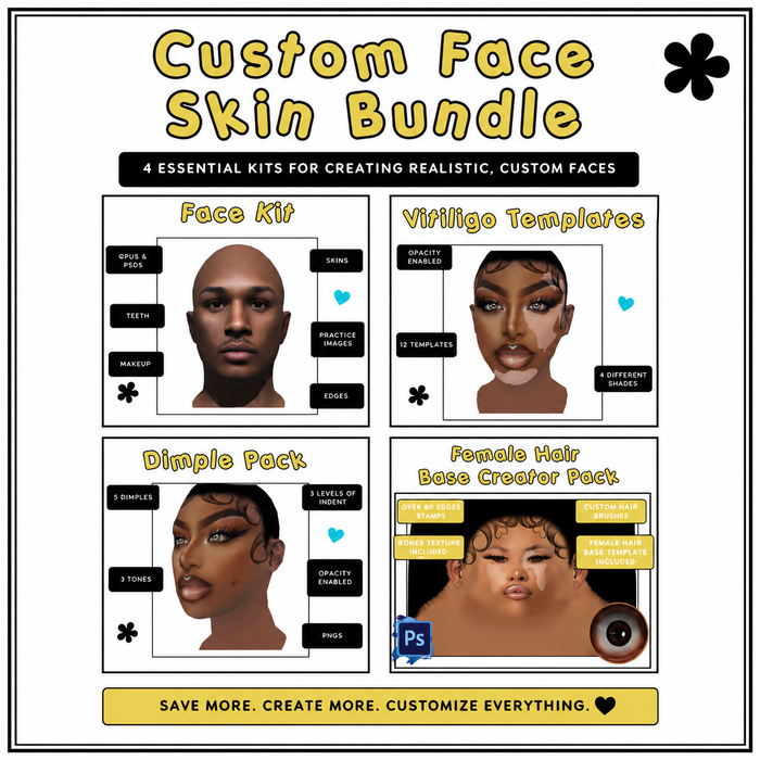 Custom Face Skins Bundle