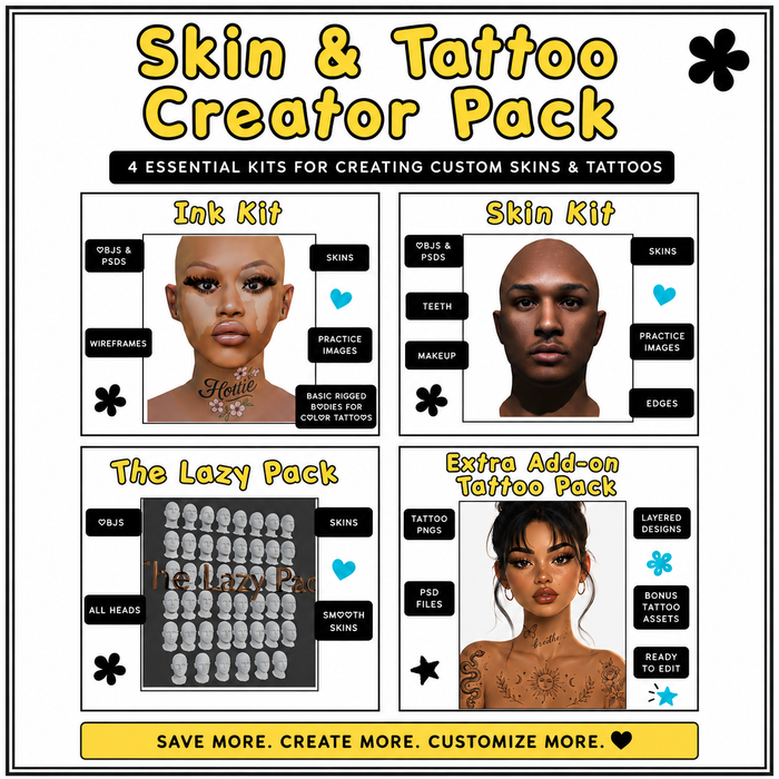 Skin & Tattoo Creator Pack
