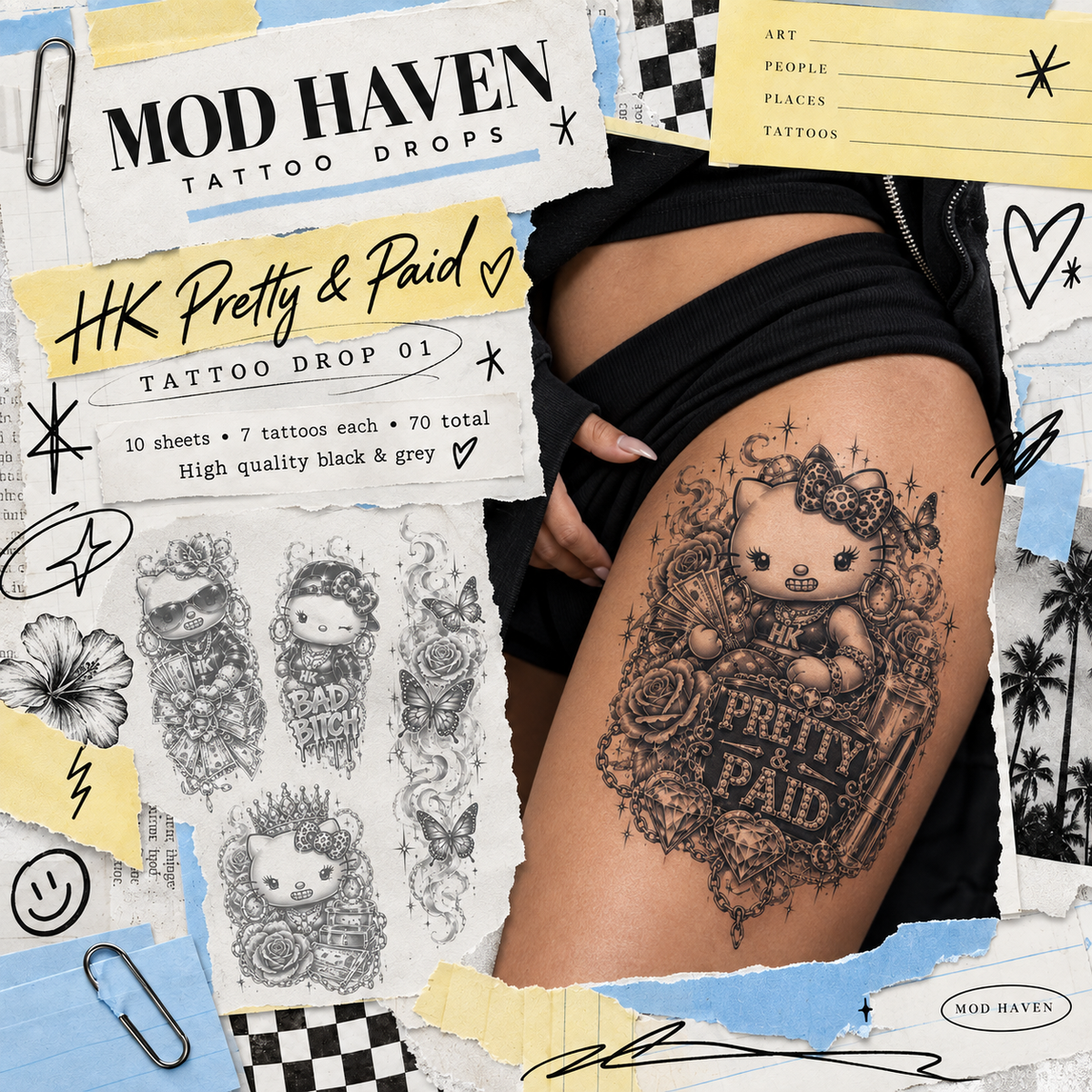 MH Tattoo Drop 01 - HK Pretty & Paid