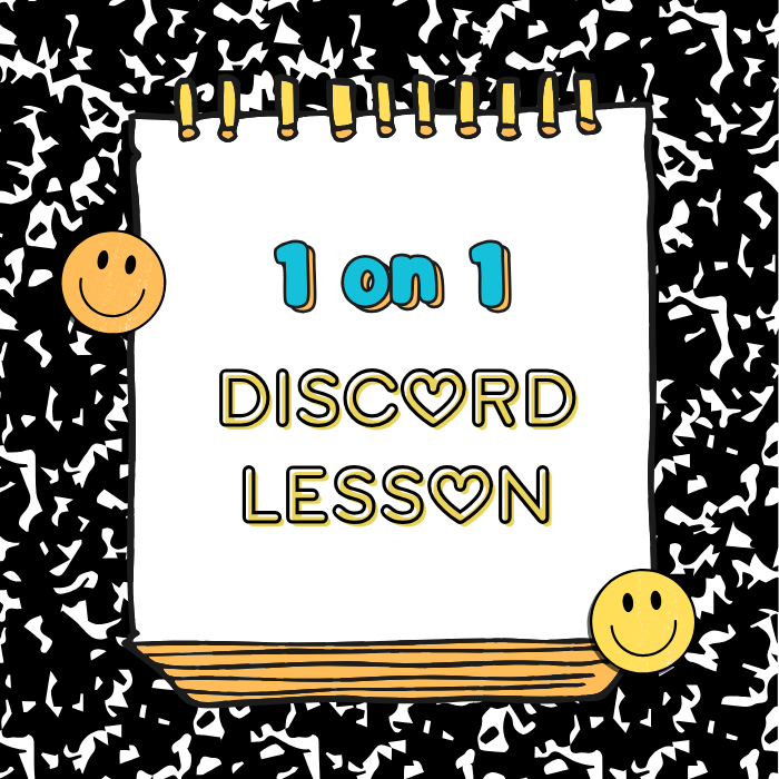 1 on 1 Discord Lesson