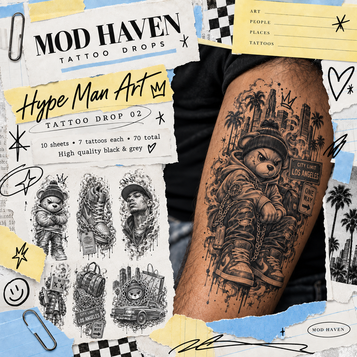 MH Tattoo Drop 02 - Hype Man Art