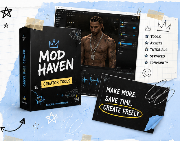 Mod Haven creator tools collage